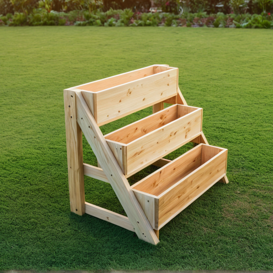 3 Tier Planter Box Plans - Step-by-Step Instructions (PDF)